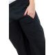 Pantalon raccourci pantacourt hybride noir