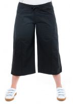 Pantalon raccourci pantacourt hybride noir zoom
