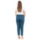 Pantalon carotte bleu petrole Nebalah
