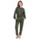 Pantalon carotte femme army chic face