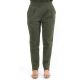 Pantalon carotte femme army chic zoom