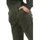 Pantalon carotte femme army chic