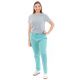 Pantalon carotte broderies femme Fresh face