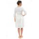 Robe midi ethnique romantique broderies