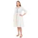 Robe midi ethnique romantique broderies