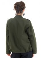 Veste femme kaki army chic Senah dos