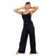 Pantalon hybride homme femme noir uni
