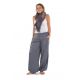 pantalon bouffant mixte kerman gris bleu