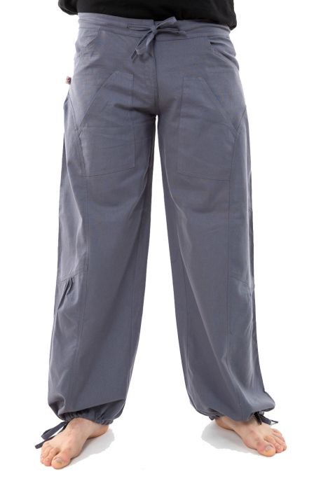 pantalon hybride homme femme gris souris