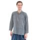 Chemise col mao ethnique zen Jin face