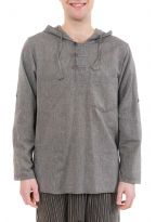Chemise ethnique transformable capuche Paoh zoom