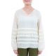 Blouse col tunisien plis et pampilles zoom