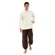 Chemise creme Gurung col mao