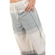 Pantalon femme fluide jambe fendue