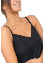 Combi sarouel femme ethnique imprime python noir gris