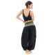 Pantalon sarouel indian chic sari kaki personnalisable
