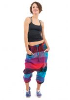 Sarouel pantacourt femme madras Tika