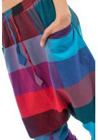 Sarouel pantacourt femme madras Tika