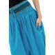 Pantalon sarouel baba cool chic turquoise sari brillant Manha