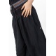 Pantalon saroual bouffant noir sari brillant Kevah