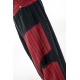 Sarouel grande taille elastique noir rouge Pataya personnalisable