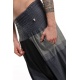 Sarouel elastique basic ethnic noir gris chine personnalisable