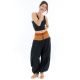 Pantalon sarouel indian chic sari orange face