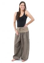 Pantalon sarouel grande taille mixte natural chanvre chine