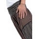 Sarouel elastique grande taille Djecky brown personnalisable