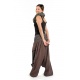 Sarouel elastique grande taille Djecky brown personnalisable