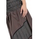 Sarouel elastique grande taille Djecky brown personnalisable