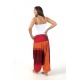 Sarouel homme femme élastique rouge Sanjeevani personnalisable