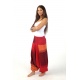 Sarouel homme femme élastique rouge Sanjeevani personnalisable