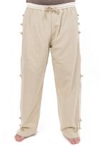 Pantalon relax homewear yoga boutons coton Bhanga