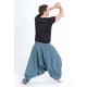 Pantalon sarouel elastique uni personnalisable