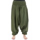 Pantalon sarouel elastique uni personnalisable