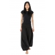 Sarouel ethnique grande taille mixte coton doux noir