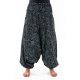 Sarouel femme elastique spirale etnique chic hiver personnalisable