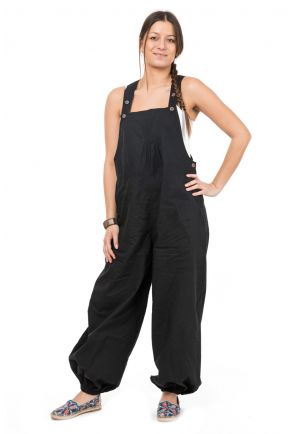Salopette femme noire cool ethnic chic Erin