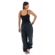 Pantalon jogging ethnique femme homme noir Sindalah dos