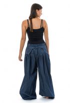 Pantalon sarouel urban ethnic jean femme Jazminh dos