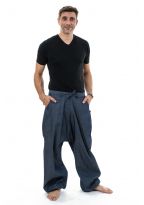 Pantalon sarouel baggy jean homme urban street Sahari face