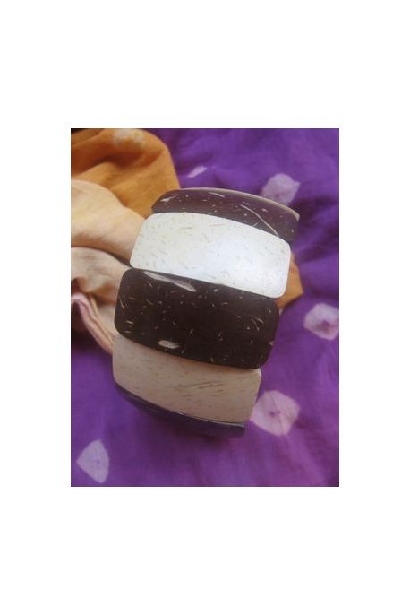 BR405 braceletcocorectanglemarroncreme2