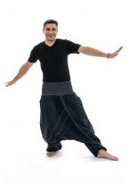 Sarouel elastique grande taille homme Jado face2