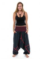 Sarouel elastique grande taille femme homme Raksi face