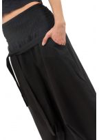 Pantalon sarouel femme faux effet jupe noir Suci