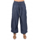 Pantalon denim ethnic street chic femme Nidana