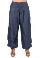 Pantalon denim ethnic street chic femme Nidana