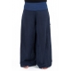 Pantalon ethnique leger navy blue chine et rayures Nausika