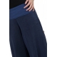 Pantalon ethnique leger navy blue chine et rayures Nausika